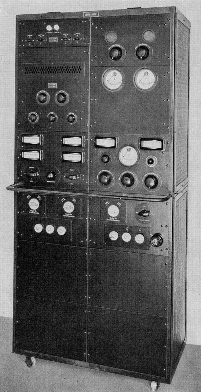 A big amplifier of  an early sound-film system (ca. 1930)