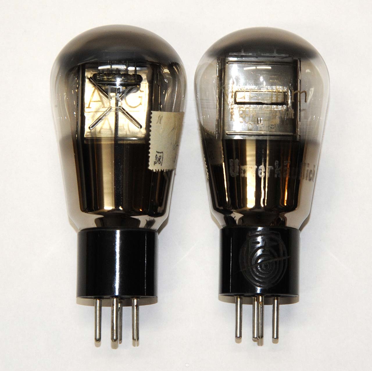 AEG K604 vacuum tubes (Klangfilm version of Telefunken RE604) used at the final stage of Zetton amps